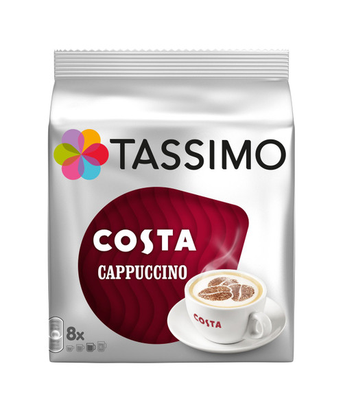 Tassimo Costa Cappuccino Pack of 2, 2 X 8XL T-Discs
