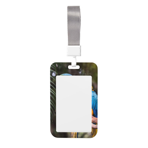 Parrots Printed Badge Holder Lanyards Lightweight Badge Lanyard Detachable Id Badge Holder Id Card Holder for Nurse Office Worker