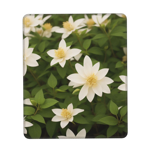 Clematis Mouse Pads for Laptop and PC, 8.3 x 10.3 in Mouse Pad for Office and Gaming Pads.