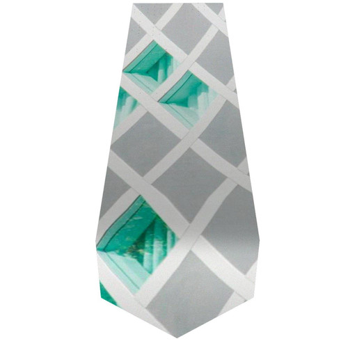 Green and Grey Wallpaper Long Table Runner Placemat Rectangle Table Top Tablecloth for Office Kitchen Dining Wedding Party 13 by 70 Inch