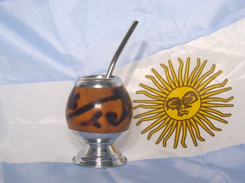 ARGENTINA MATE GOURD YERBA TEA DRINKING CUP STRAW BOMBILLA DETOX SLIM KIT 0255 !