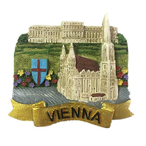 Fridge Magnet Vienna Austria 3D Resin Handmade Craft Tourist Travel City Souvenir Collection Letter Refrigerator Sticker