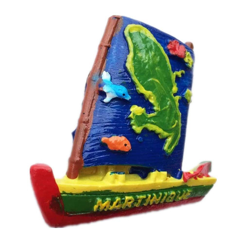 Fridge Magnet Martinique France 3D Resin Handmade Craft Tourist Travel City Souvenir Collection Letter Refrigerator Sticker
