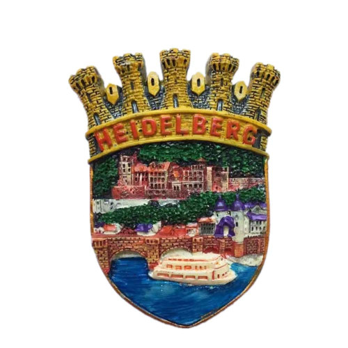Fridge Magnet Heidelberg Germany 3D Resin Handmade Craft Tourist Travel City Souvenir Collection Letter Refrigerator Sticker