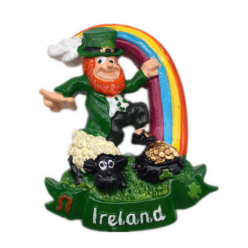 Fridge Magnet Dublin Ireland 3D Resin Handmade Craft Tourist Travel City Souvenir Collection Letter Refrigerator Sticker