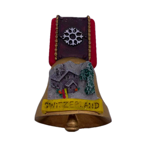 Fridge Magnet Geneva Bell Switzerland 3D Resin Handmade Craft Tourist Travel City Souvenir Collection Letter Refrigerator Sticker