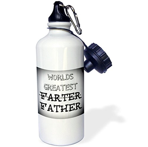 3dRose Worlds Greatest Farter, Father-Sports Water Bottle, 21oz (wb_214413_1), 21 oz, Multicolor 3dRose Worlds Greatest Farter, Father-Sports Water Bottle, 21oz (wb_214413_1), 21 oz, Multicolor