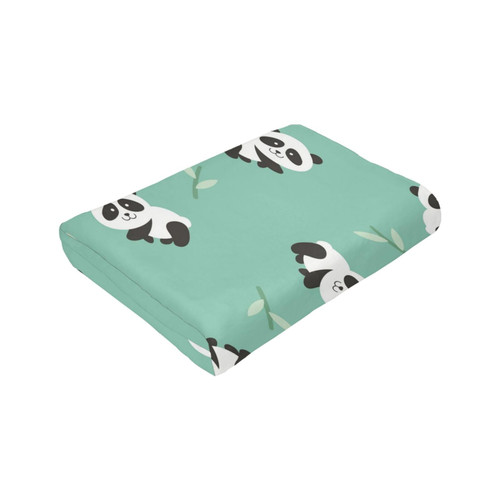 Flannel Blanket Warm Plush Throw Blankets Kawaii Cute Panda Pattern Soft Cozy Fuzzy Bed Blanket for Home Chair Sofa Couch 40x30 Inches