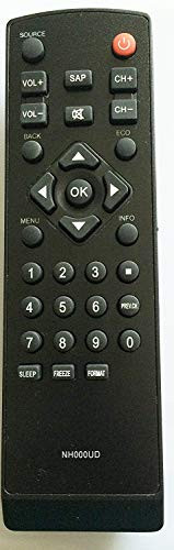 Smartby Nh000ud Nh001ud Remote Control Replacement for Sylvania Emerson TVs