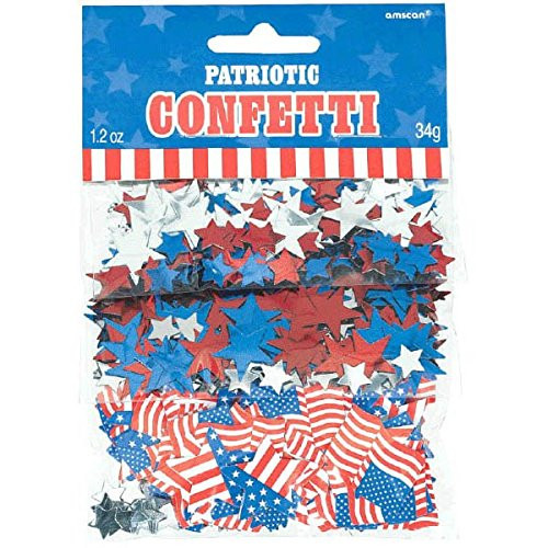 Patriotic Party Confetti, 1.2 oz.