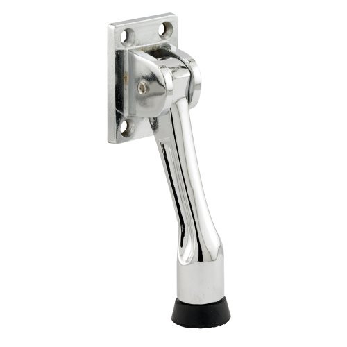 Prime-Line Products U 9154 Door Holder, 4 Hole, Spring Loaded, Chrome Plated