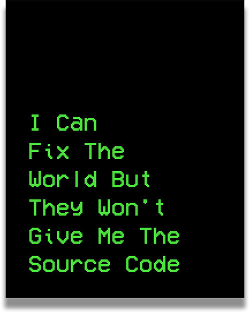 NOVSKI 11x14 Unframe-style Computer Technology Poster Print or Canvas.Geek Wall Decor.Coding Wall Art.for Computer Geeks Nerds Programmers & Coders.artwork poster