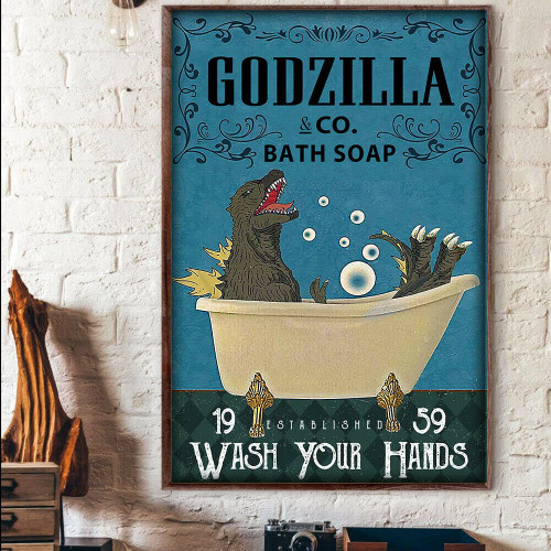 SaNavie GodzillaCo Bath Soap Wash Your Hand Poster Home Coffee Wall Decor Home Bar Man Cave Diner Garage Decor Metal tin Sign 8x12 Inch SaNavie GodzillaCo Bath Soap Wash Your Hand Poster Home Coffee Wall Decor Home Bar Man Cave Diner Garage Decor Metal tin Sign 8x12 Inch