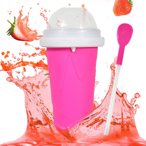 Slushy Cup Slushie Cups?Slushy Maker Squeeze Cup,Frozen Magic Cup Squeeze Cup Slushie Maker DIY Homemade Smoothie Cups For Cola or Juice (Pink) Slushy Cup Slushie Cups?Slushy Maker Squeeze Cup,Frozen Magic Cup Squeeze Cup Slushie Maker DIY Homemade Smoothie Cups For Cola or Juice (Pink)