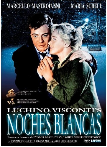 White Nights - Noches Blancas - Le Notti Bianche - Luchino Visconti - Maria Schell y Marcello Mastroianni - Audio: Spanish, Italian. Subtitles: German, English, Italian.