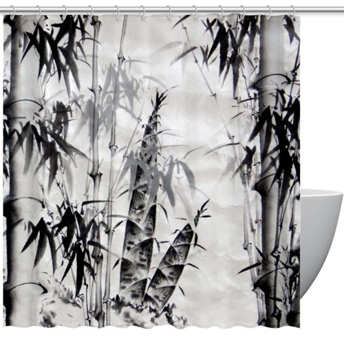 VAPOKF Shower Curtain for Bathroom Decor, Shoots Waterproof Polyester Fabric Bath Curtain Set with 12 Hooks - 66x72 Inches VAPOKF Shower Curtain for Bathroom Decor, Shoots Waterproof Polyester Fabric Bath Curtain Set with 12 Hooks - 66x72 Inches