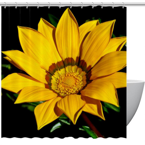 VAPOKF Shower Curtain for Bathroom Decor, Sunflower Waterproof Polyester Fabric Bath Curtain Set with 12 Hooks - 72x72 Inches