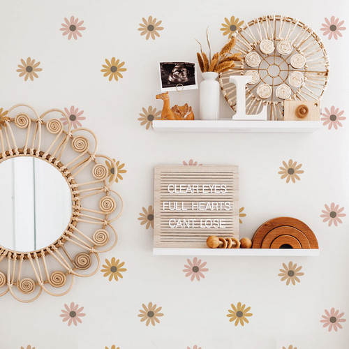 ZWEBY 72 PCS Daisy Wall Decals Peel and Stick, Boho Daisy Decals for Wall, Daisy Flower Boho Wall Stickers, Wall Art Decor for Girls Bedroom Nursery Kids Room Playroom, 12 Sheets, Sweet Daisy ZWEBY 72 PCS Daisy Wall Decals Peel and Stick, Boho Daisy Decals for Wall, Daisy Flower Boho Wall Stickers, Wall Art Decor for Girls Bedroom Nursery Kids Room Playroom, 12 Sheets, Sweet Daisy