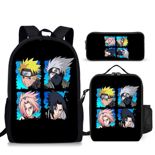 Csvnjeu Anime Backpack Set, Travel Backpack Set with Lunch Box and Pencil Bag, Teen Boys and Girls Backpack Set Csvnjeu Anime Backpack Set, Travel Backpack Set with Lunch Box and Pencil Bag, Teen Boys and Girls Backpack Set