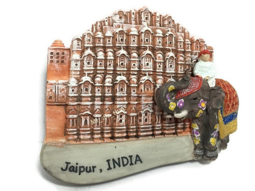 WitnyStore Tiny Hawa Mahal Palace in Jaipur, India South Asia Tourist Attractions Resin Refrigerator Magnet Traveler Souvenir 3D Fridge Magnets WitnyStore Tiny Hawa Mahal Palace in Jaipur, India South Asia Tourist Attractions Resin Refrigerator Magnet Traveler Souvenir 3D Fridge Magnets