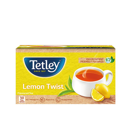 Tetley Flavour Tea Bags Lemon, 50s (100g)