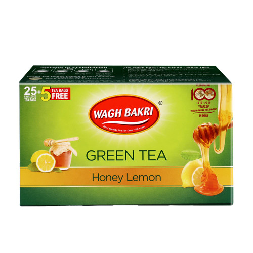 Wagh Bakri Green Tea - Honey Lemon - 25 bags