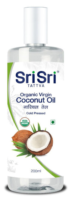 Sri Sri Tattva Organic Virgin Coconut Oil - 200 ml