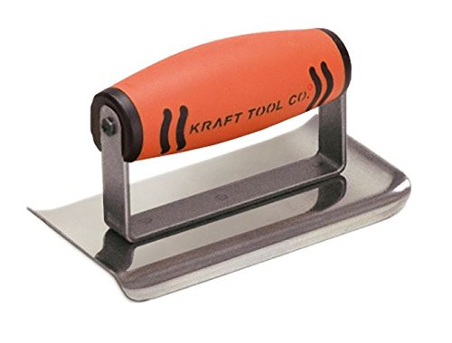 Kraft Tool CF142PF 1/4-Inch Radius Curved End Edger with ProForm Handle, 6 x 2-1/2-Inch