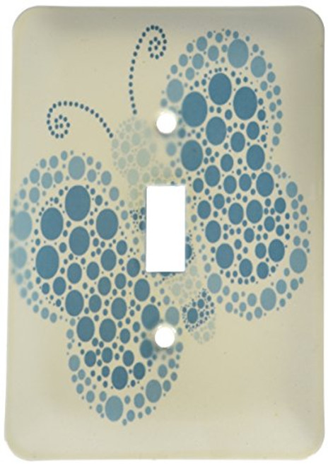 3dRose LLC lsp_15367_1 Blue Pointillism Butterfly Single Toggle Switch 3dRose LLC lsp_15367_1 Blue Pointillism Butterfly Single Toggle Switch