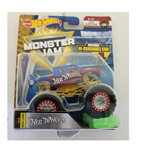 Hot Wheels Monster Jam Epic Additions 9/15 Includes Re-Crushable Car