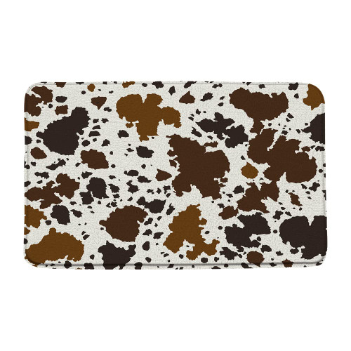 NYDSZNE Brown Cowhide Milk Cow Print Bath Mat Rustic Farmhouse Funny Farm Animal Milk Cow Skin Print Vintage Western Microfiber Memory Foam Bathroom Rugs-17.8x29.5 Inch NYDSZNE Brown Cowhide Milk Cow Print Bath Mat Rustic Farmhouse Funny Farm Animal Milk Cow Skin Print Vintage Western Microfiber Memory Foam Bathroom Rugs-17.8x29.5 Inch