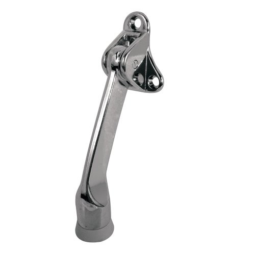 Prime-Line Products J 4523 Door Holder, 3 Hole, Spring Loaded, Chrome Finished Diecast