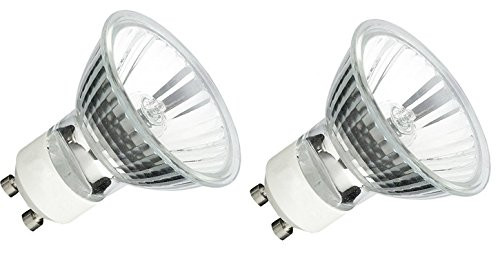2Pack, GU10 120V 50W MR16 Q50MR16 50 Watts JDR Halogen Bulb Lamp