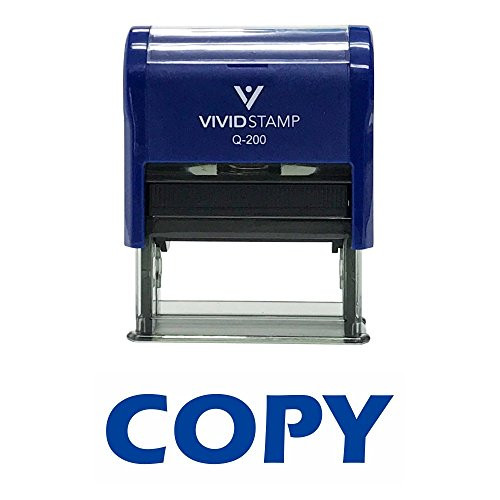 COPY Self-Inking Office Rubber Stamp (Blue) - Medium