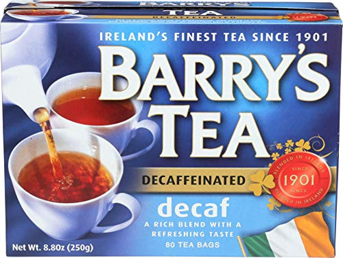 Barry's Tea, Decaffeinated Blend, 80-Count (Pack of 6)