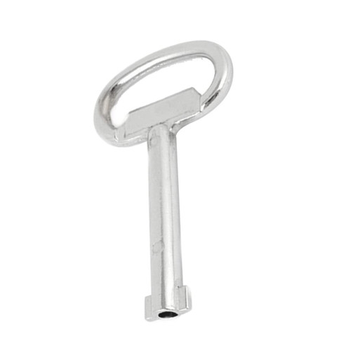Electric Cabinet Key Metal Electrical Cabinet Meter Box Safety Key Silver Tone