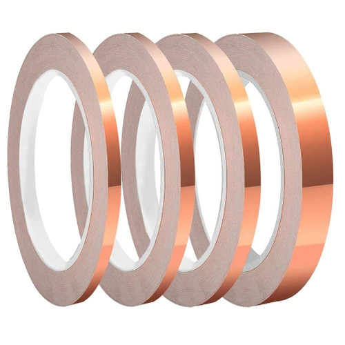 GUMMMY 1pcs 65FT Single Side Conduction Copper Foil Tape EMI Shielding Conductive Tape Anti-Static Single-Sided Repair Tape New (Size : 10mm)