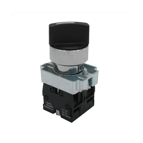MGTCAR 22mm 2 NO Latching Maintained Three 3-Position Rotary Selector Select Switch 440V 10A