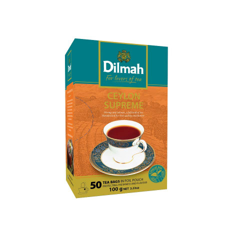 Dilmah Ceylon Supreme Tea (50 Tea Bags)