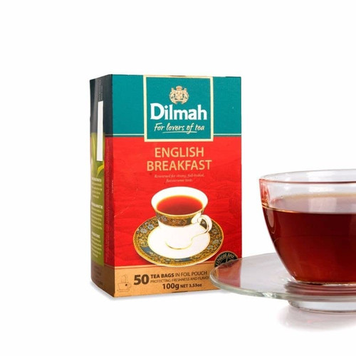 Dilmah English Breakfast Tea 50 Tea Bags 100g (3.52 Oz) (Pack of 2) Dilmah English Breakfast Tea 50 Tea Bags 100g (3.52 Oz) (Pack of 2)