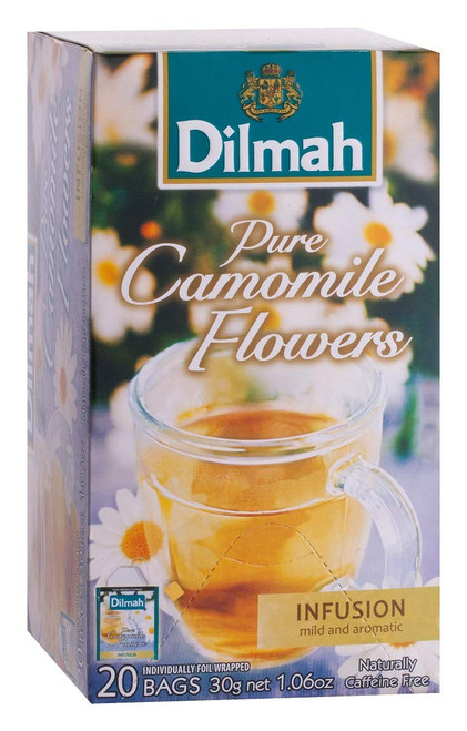 Dilmah, Tea, Single Origin Pure Ceylon Tea (Camomile Flowers, 20 Tea Bags (Pack of 3))