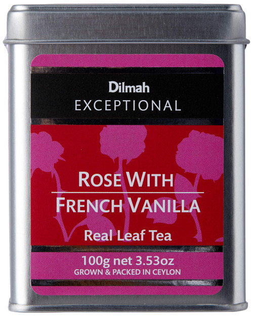 Dilmah Exceptional Rose With French Vanilla Leaf Tea (100g)