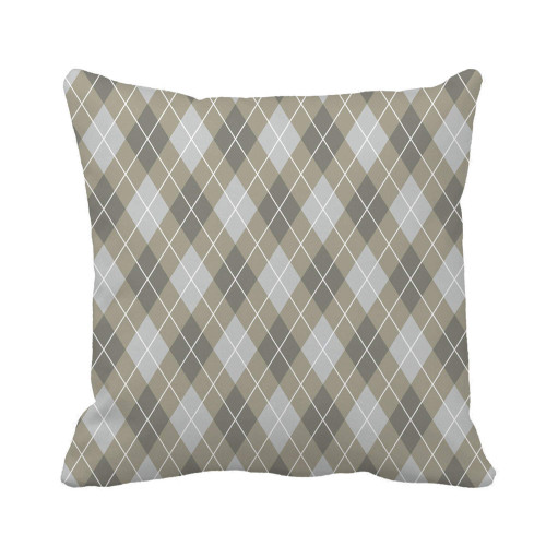 Awowee Throw Pillow Cover Colorful Line Argyle Pattern Grey and White Abstract Check 16x16 Inches Pillowcase Home Decorative Square Pillow Case Cushion Cover Awowee Throw Pillow Cover Colorful Line Argyle Pattern Grey and White Abstract Check 16x16 Inches Pillowcase Home Decorative Square Pillow Case Cushion Cover
