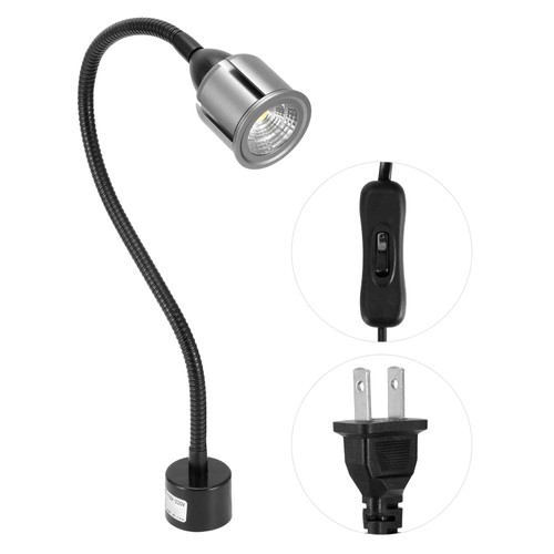 VINGVO Taidda- Sewing Machine Light Led Lighting, Multifunctional Flexible Gooseneck Arm Work Lamp with Magnetic Mounting Base for Workbench Lathe, Auto Repair Us 110-220V