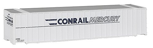 Walthers, Inc. Assembled Conrail Mercury Ribbed Side Container, 48', White/Blue/Gray