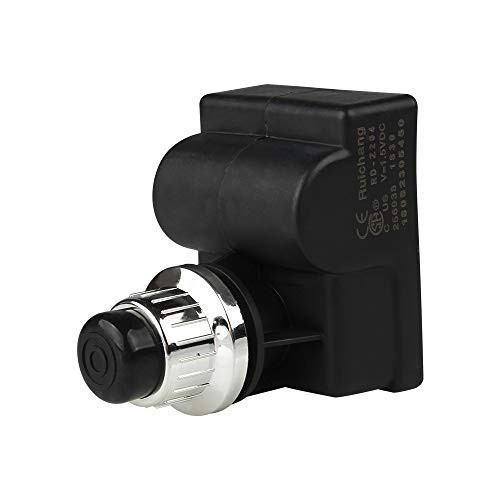 WRKAMA Outdoor 14451 Universal Electric Silver Push Button Igniter BBQ Replacement for Gas Grill by Char-Broil, Brinkmann, Grillmaster, Kenmore, Nexgrill, Brinkmann, Grillware, Jenn Air, and Others