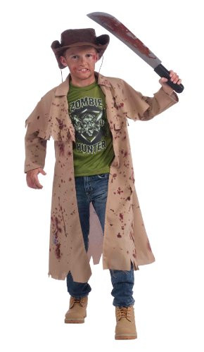 Forum Novelties Zombie Hunter Complete Costume Kit, Child's Large