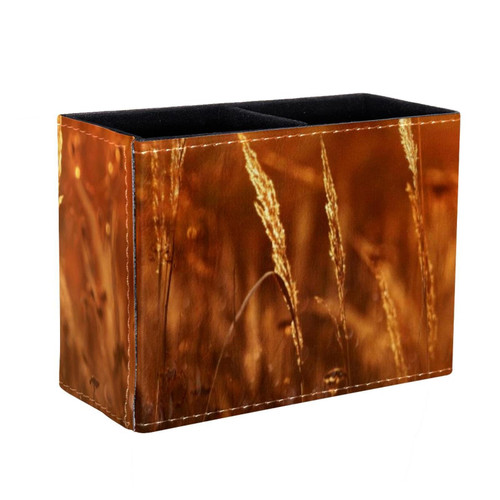 Lyetny Desktop Pen & Pencil Storage Cups Animal Autumn Cat Pen Organizer Makeup Brush Holders Pencil Cup for Office College Home