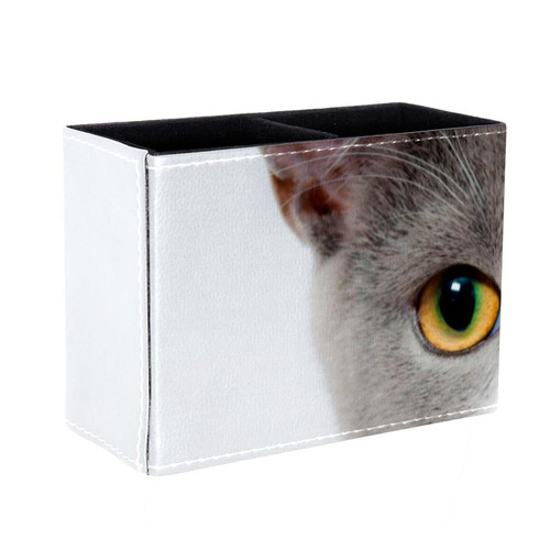 Lyetny Desktop Pen & Pencil Storage Cups Animal Cat Pen Organizer Makeup Brush Holders Pencil Cup for Office College Home
