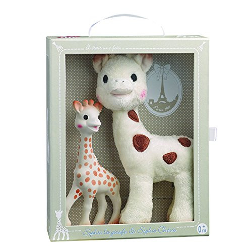 Sophie la Girafe & Sophie Cherie Plush Set